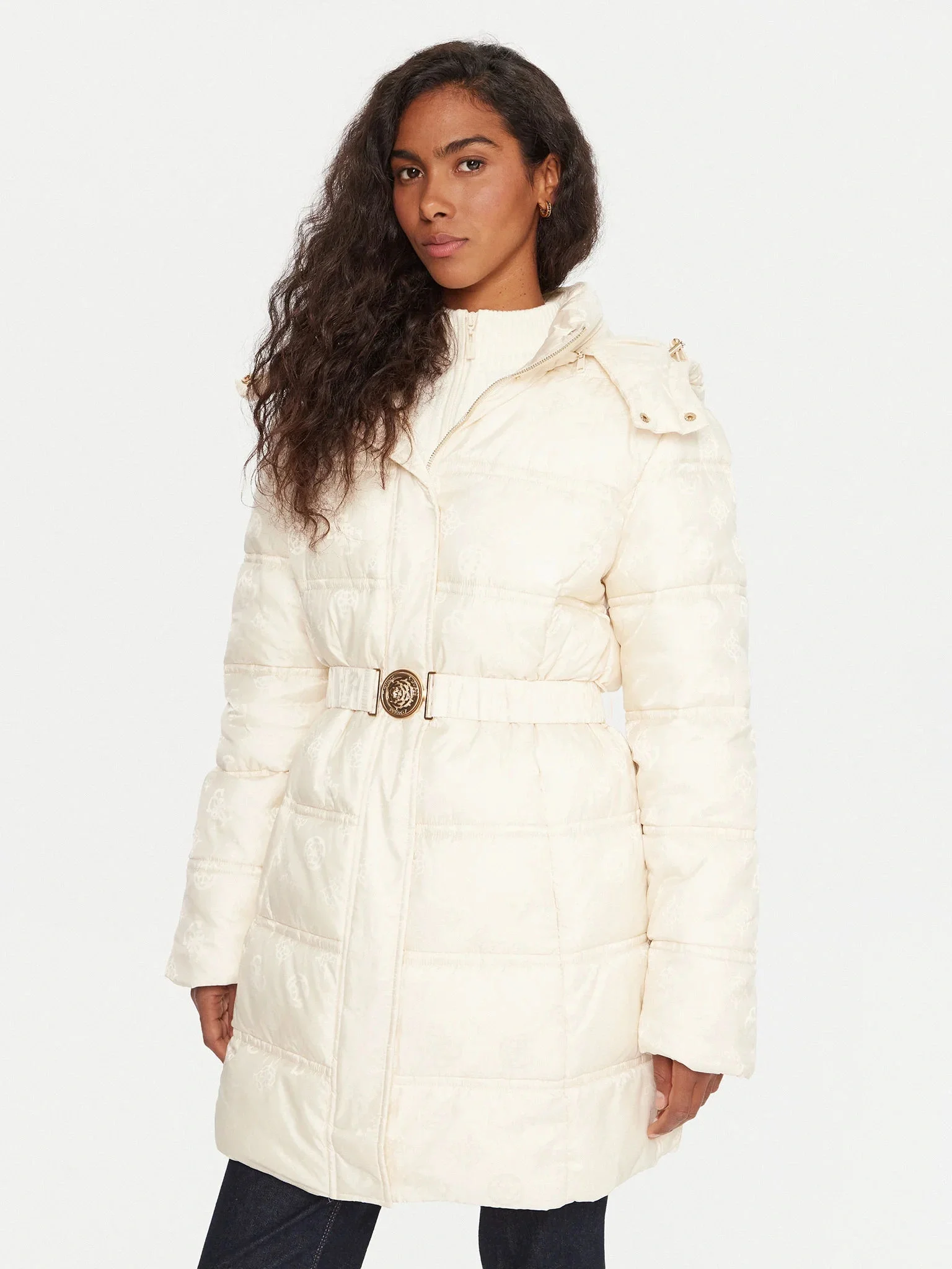 Guess Imma Kadın Krem Mont W5BL44W2912-G1F7