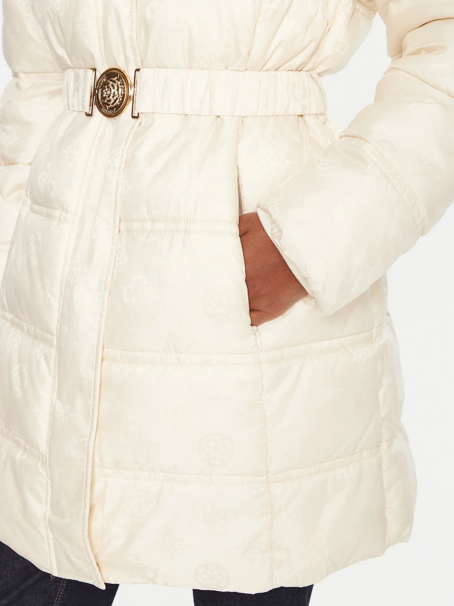 Guess Imma Kadın Krem Mont W5BL44W2912-G1F7