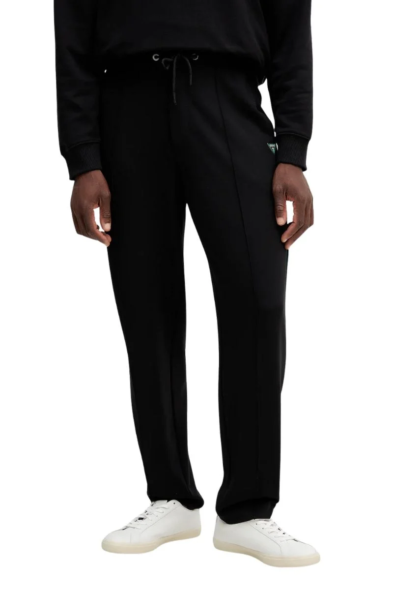 Guess Interlock Erkek Siyah Slim Fit Eşofman Altı M5YB18KCBR2-JBLK