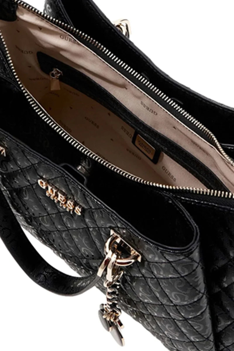 Guess Isemay Girlfriend Omuz Kadın Siyah El Çantası HWGG9628060-BLA