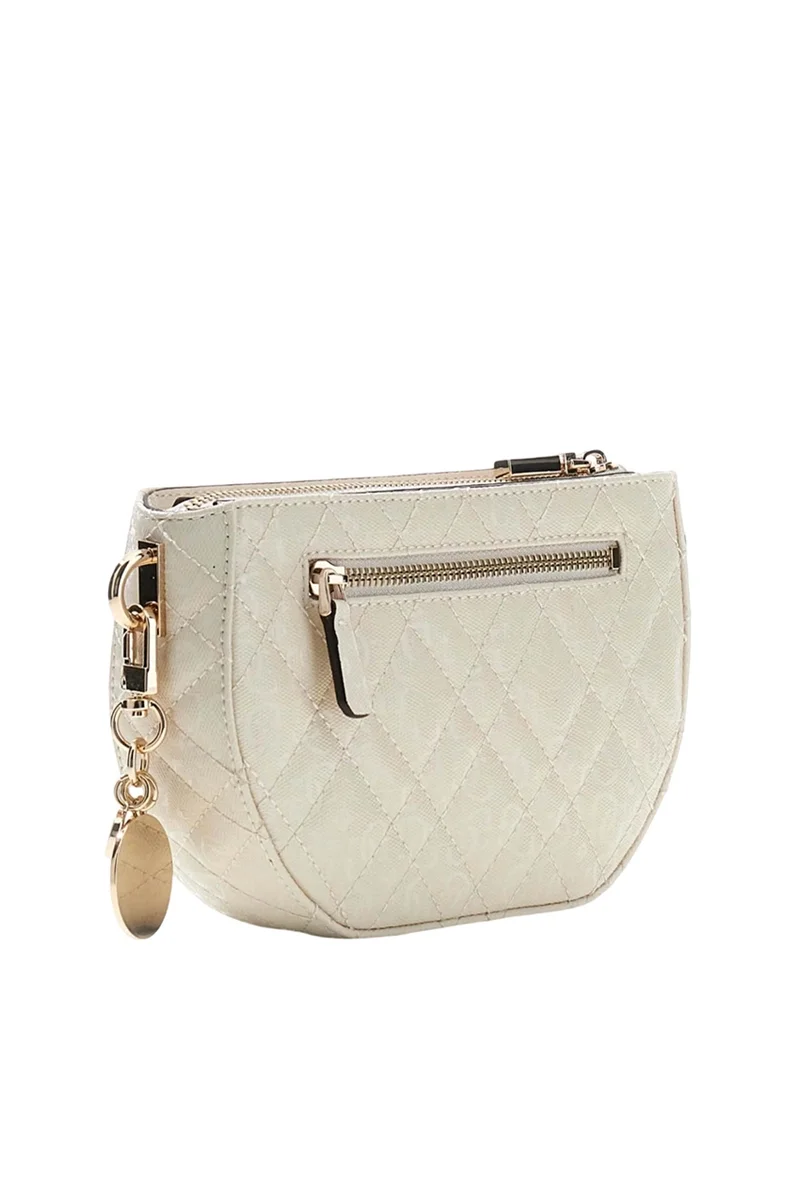 Guess Isemay Mini Çapraz Askılı Kadın Beyaz Çapraz Çanta HWGG9628720-OFF