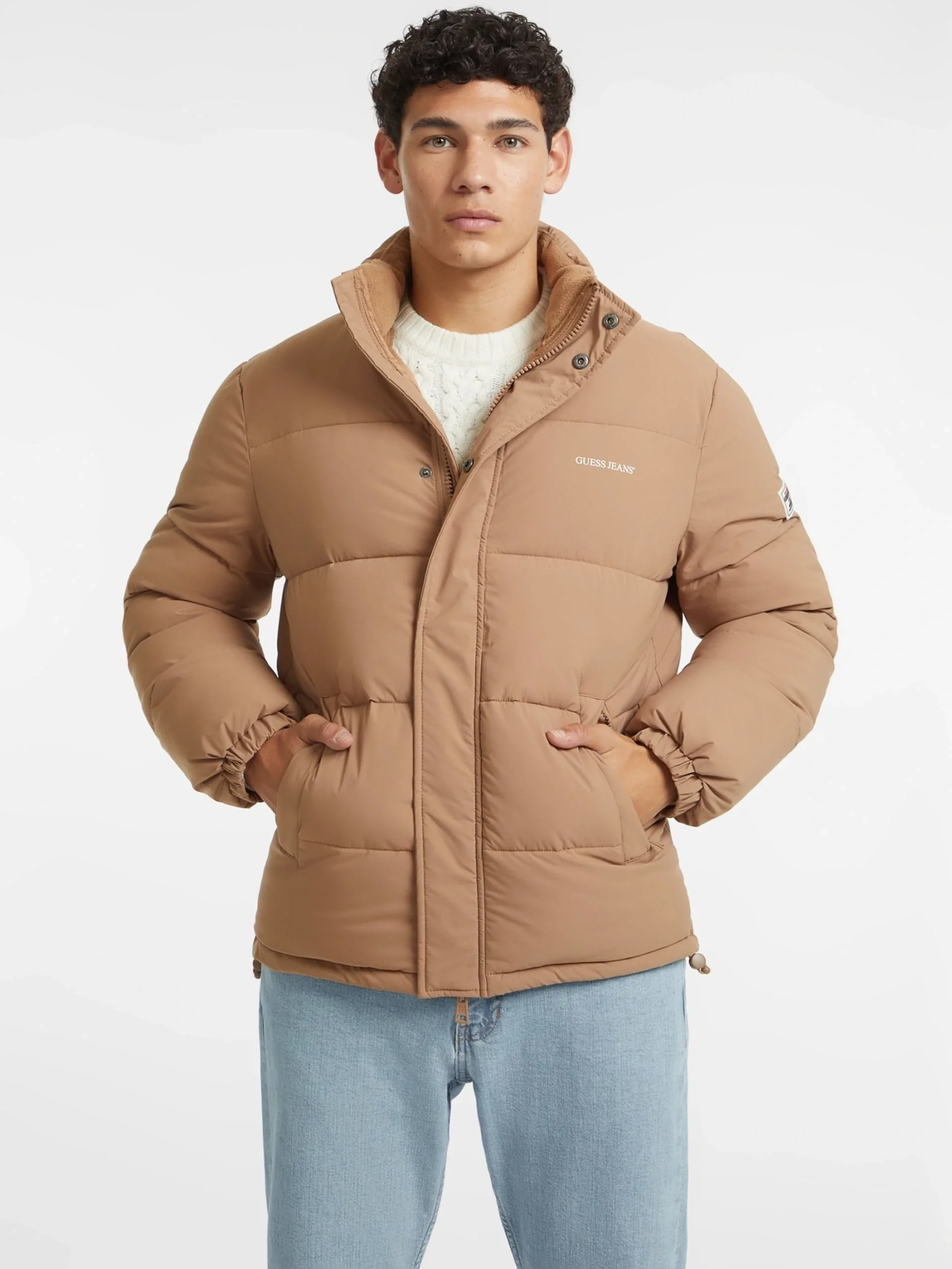 Guess Erkek Bej Mont M4BL20WGII2-G1DQ