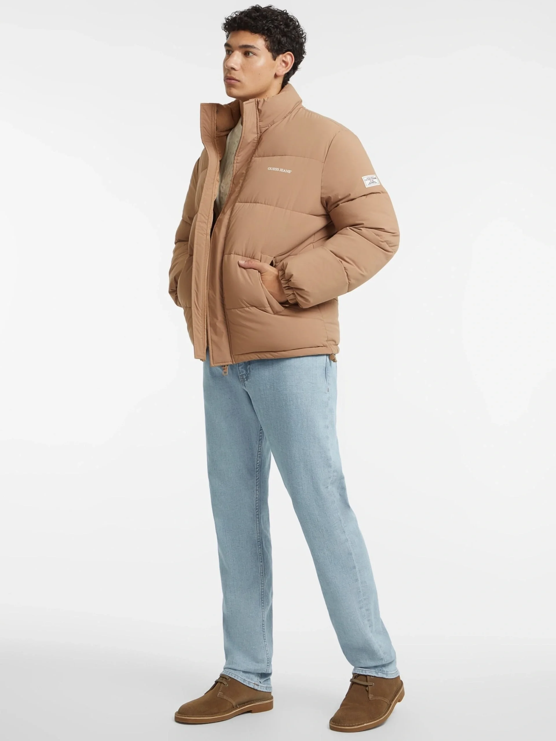 Guess Erkek Bej Mont M4BL20WGII2-G1DQ