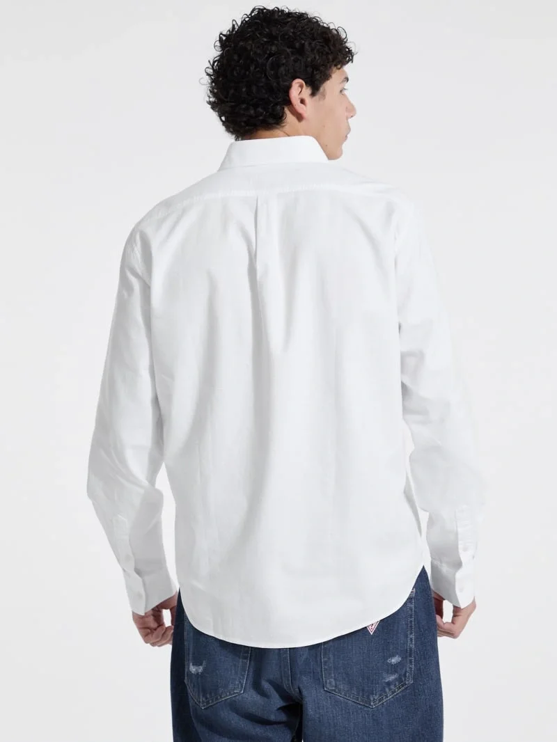 Guess Jeans Erkek Beyaz Regular Fit Gömlek M5YH64WHFK1-G011