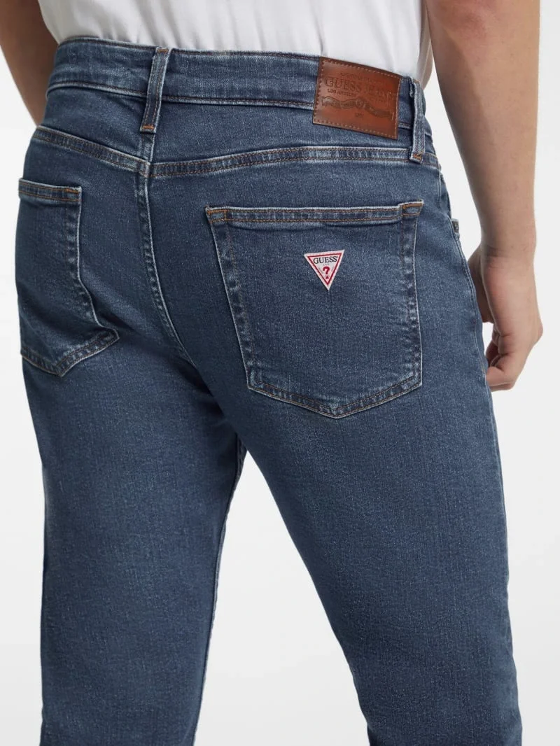 Guess Jeans Erkek Mavi Skinny Fit Jean M4YA0FD5DM2-VARM