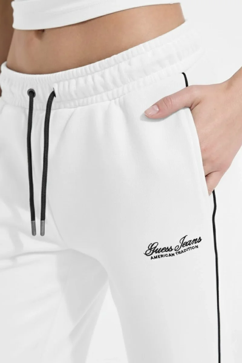 Guess Jeans Kadın Beyaz Regular Fit Eşofman Altı W5YB32K68I4-G011