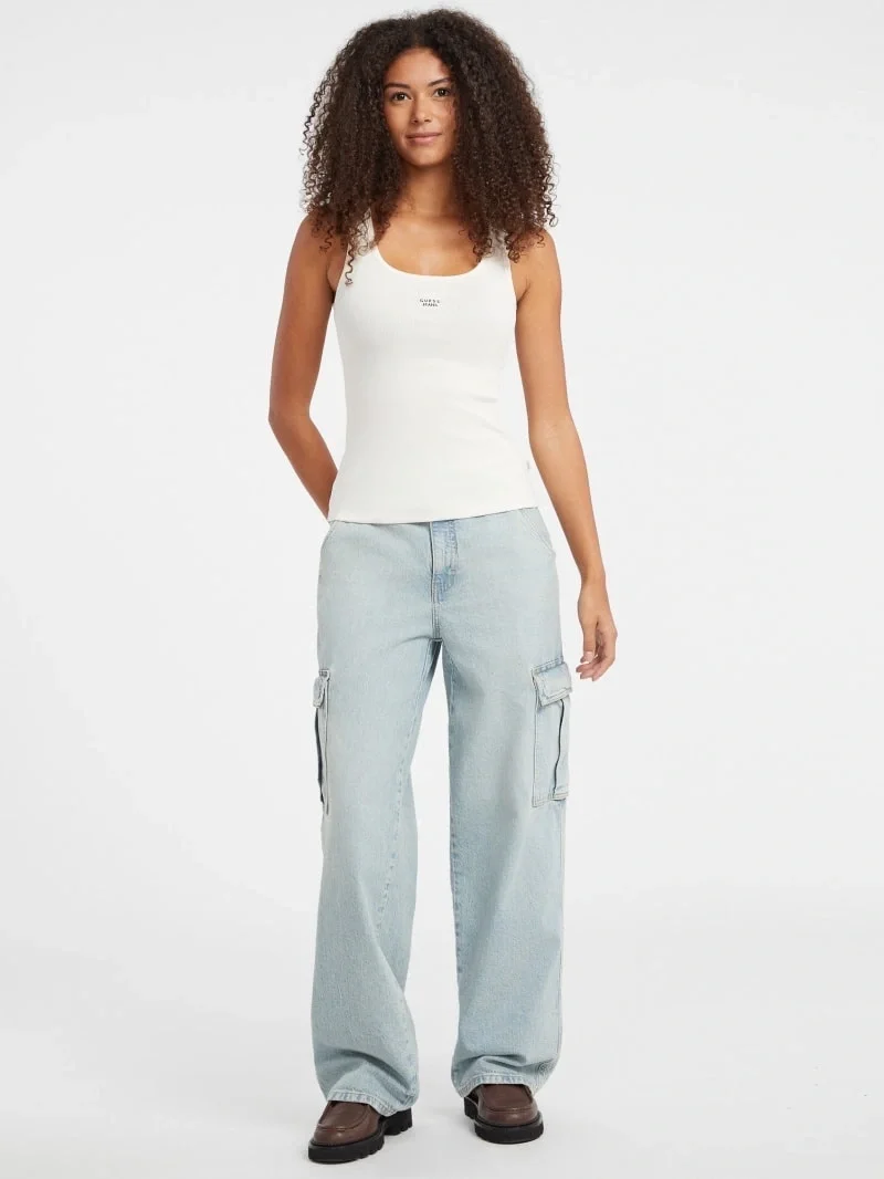 Guess Kadın Krem Top W5BP04KA0H1-G053