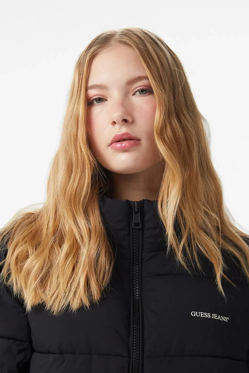 Guess Jeans Kadın Siyah Mont W4BL21WGII2-JBLK