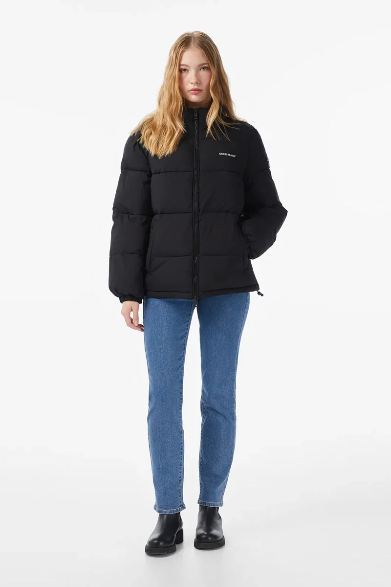 Guess Jeans Kadın Siyah Mont W4BL21WGII2-JBLK