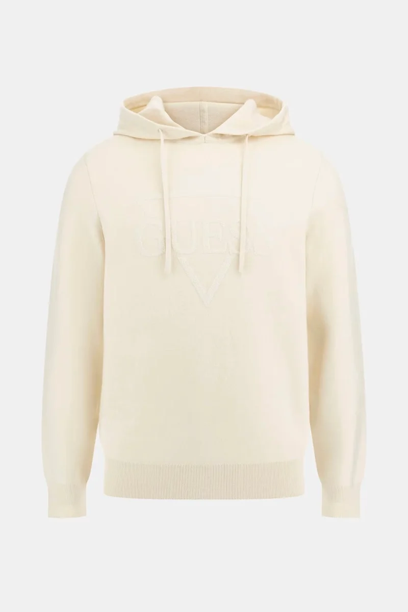 Guess Joby Erkek Krem Sweatshirt M5BR18Z0470-G1CV