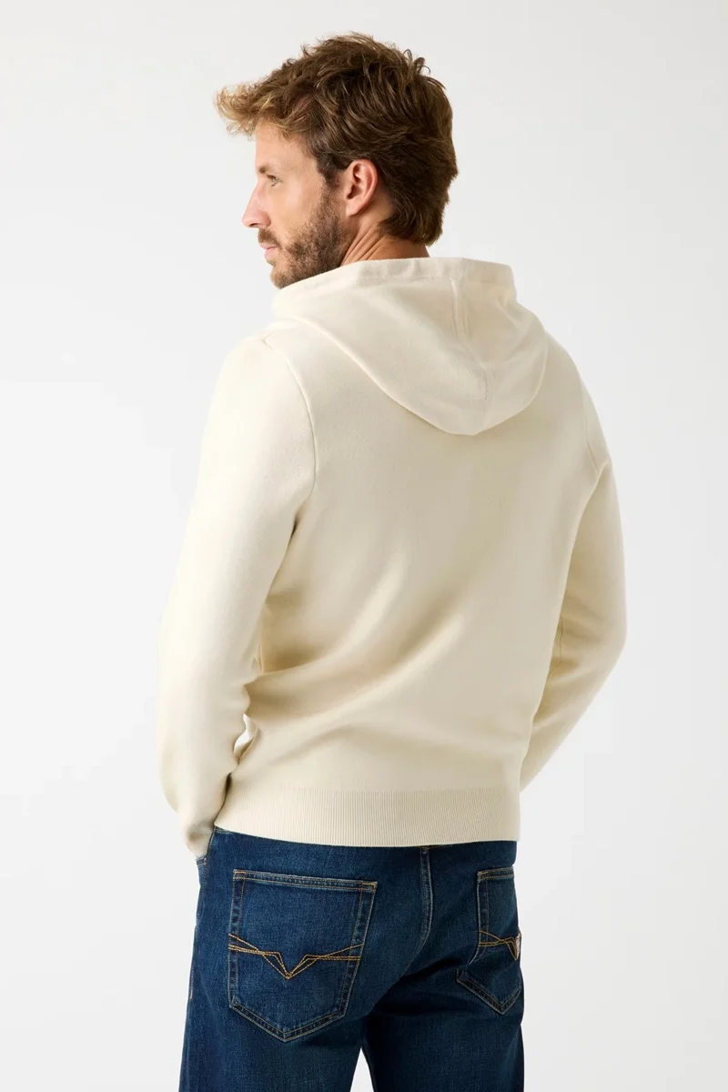 Guess Joby Erkek Krem Sweatshirt M5BR18Z0470-G1CV