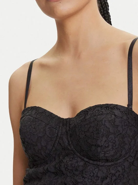 Guess Josiane Kadın Siyah Bluz W5YH42WHD00-JBLK