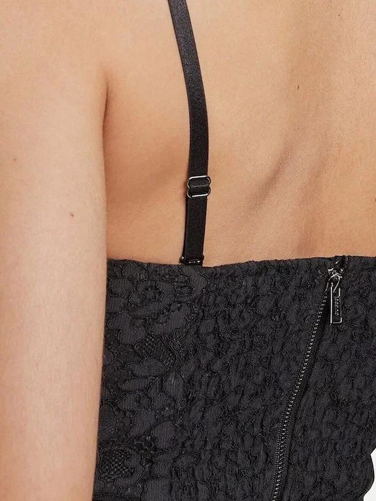 Guess Josiane Kadın Siyah Bluz W5YH42WHD00-JBLK