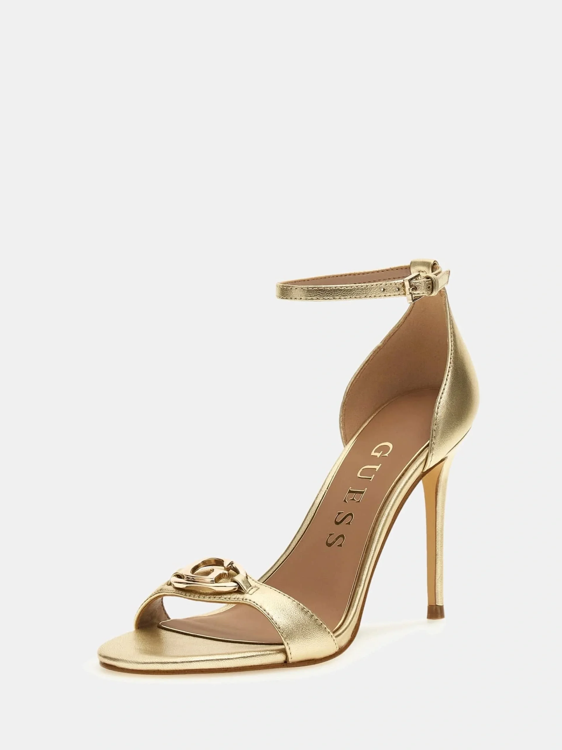 Guess Kabrina Kadın Sarı Deri Sandalet FLTKABLEM03-PLATI