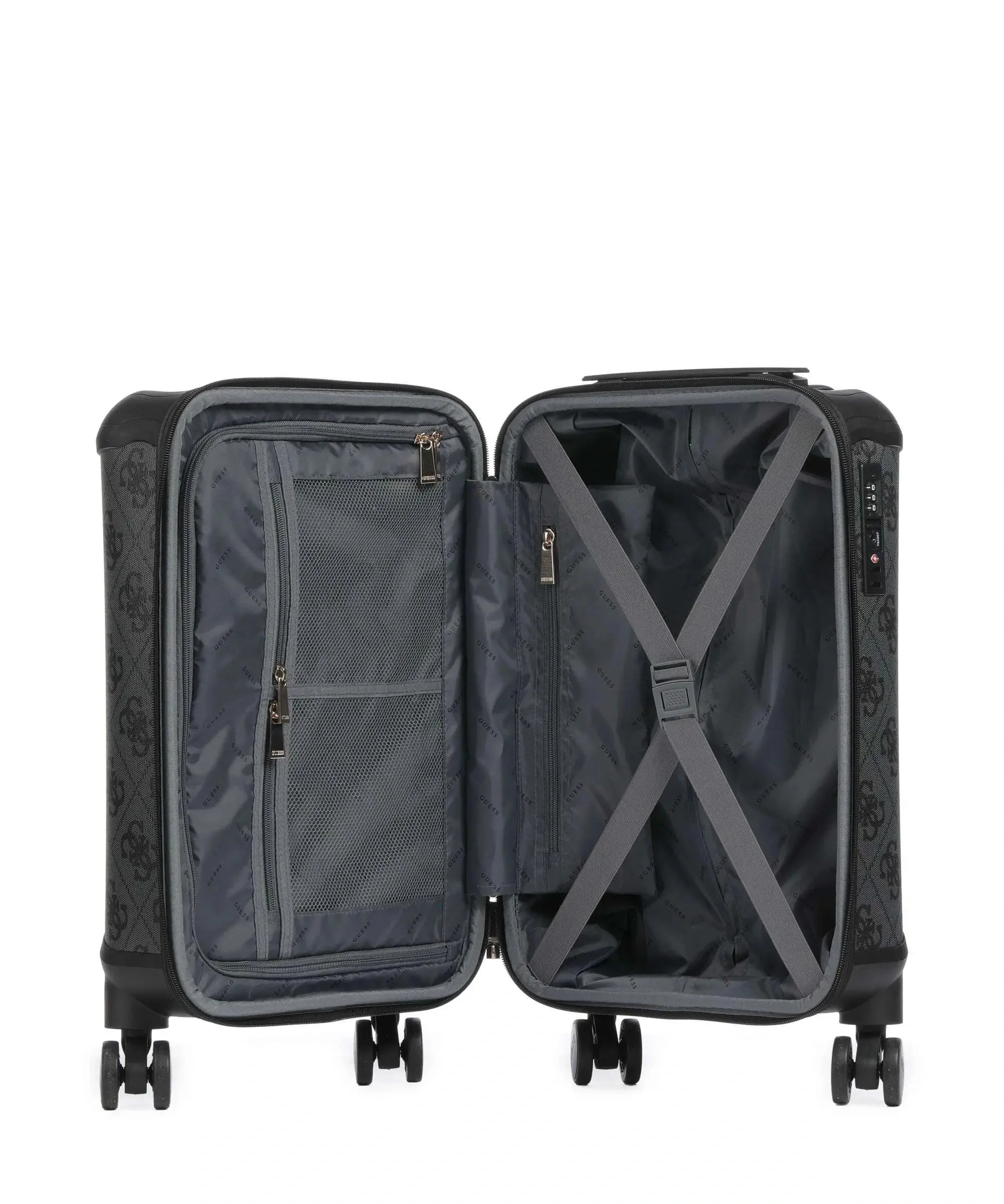 Guess Berta Kadın Antrasit Kabin Boy Valiz TWOB8688983-CLO