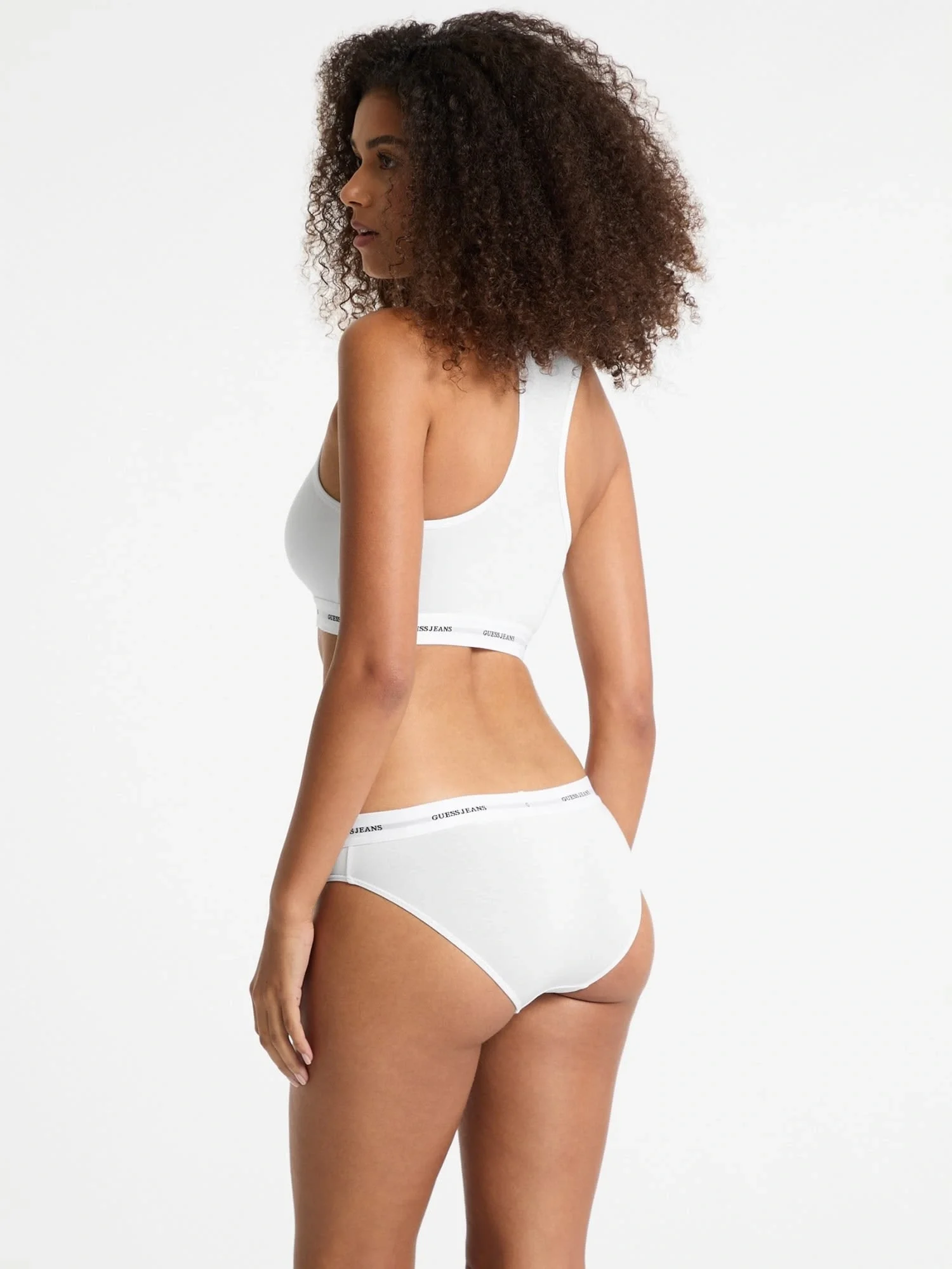 Guess Jeans Gj Bralette Kadın Beyaz Modal Karışımlı Bralet W4BZ31KBBU1-G011