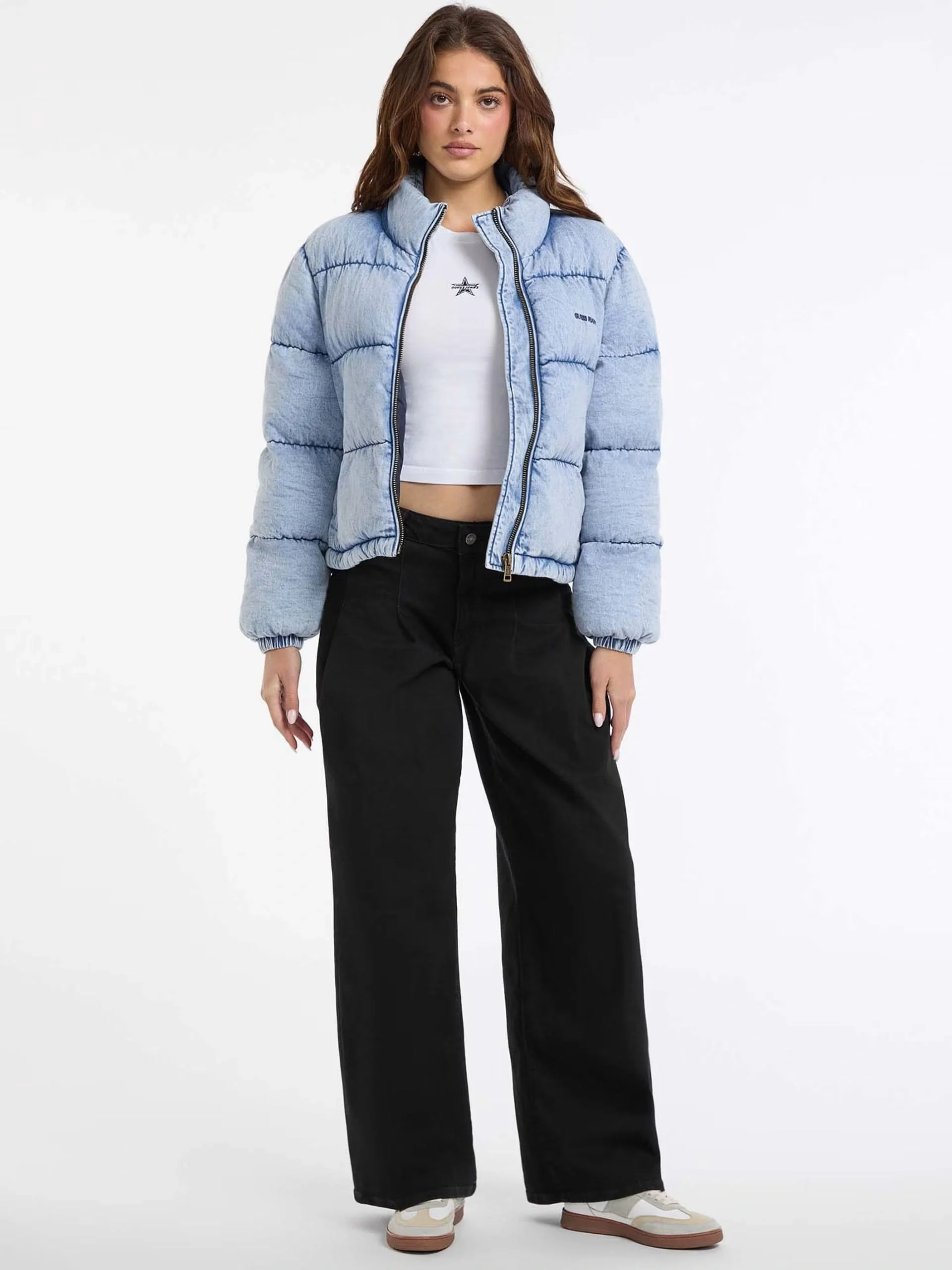 Guess Kadın Çok Renkli Denim Mont W5BL85D6181-MWCH