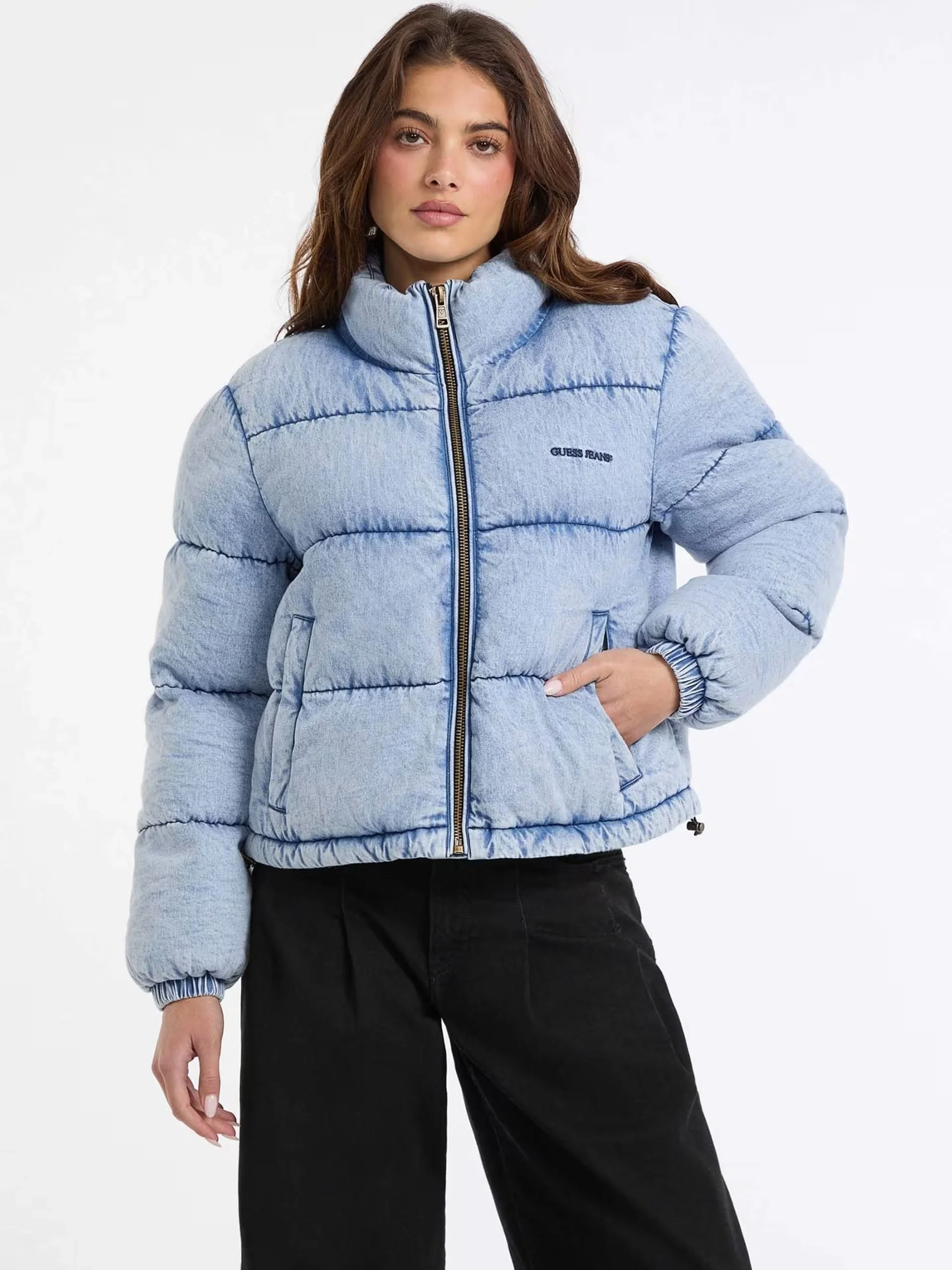 Guess Kadın Çok Renkli Denim Mont W5BL85D6181-MWCH