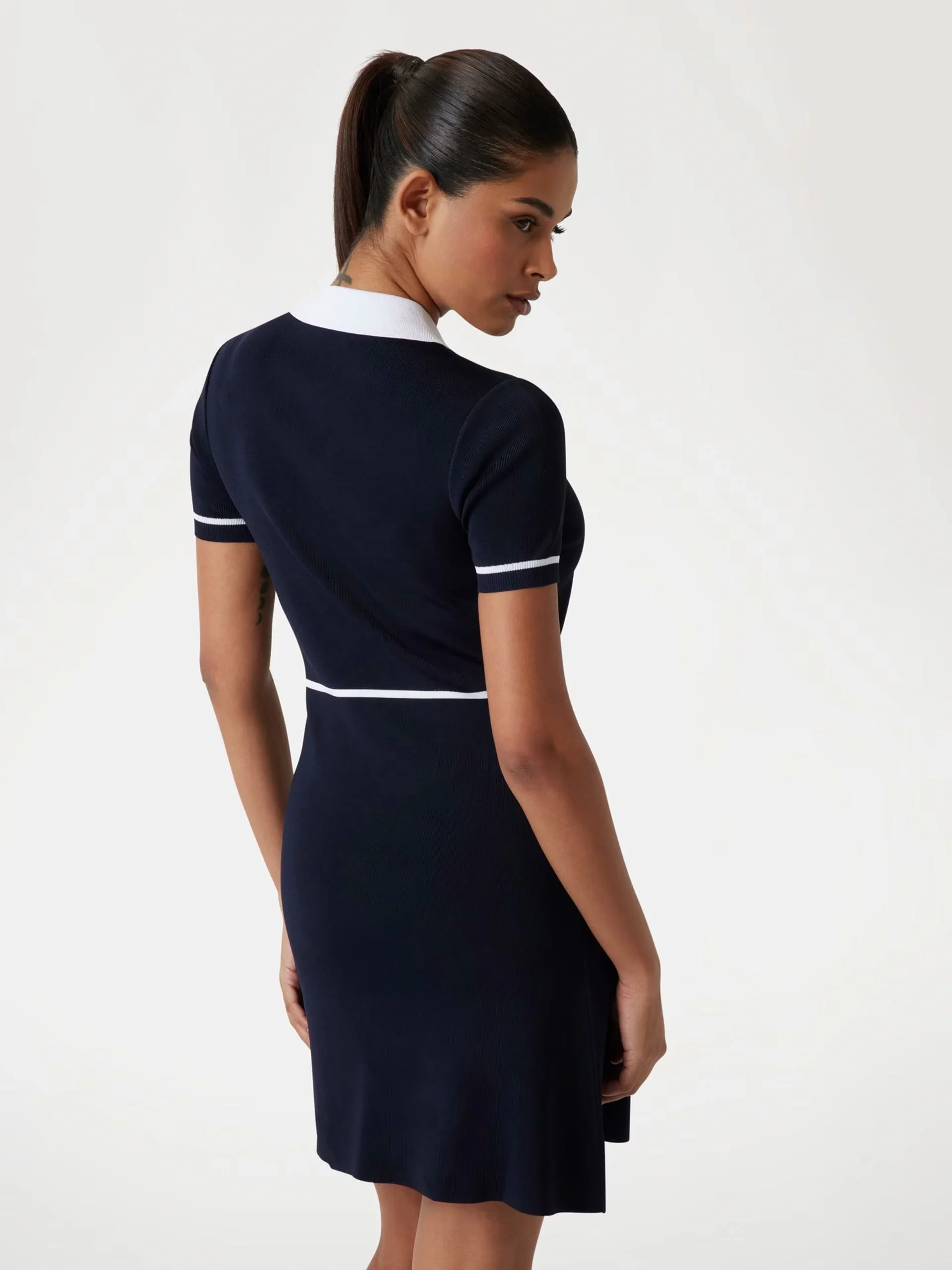 Guess Ss Sweater Dress Kadın Lacivert Aktif Triko Elbise V5GK00Z3D60-A71W