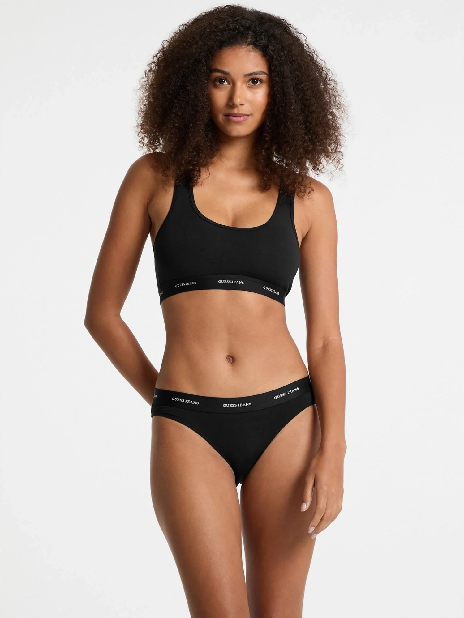 Guess Jeans Gj Bralette Kadın Siyah Modal Karışımlı Bralet W4BZ31KBBU1-JBLK