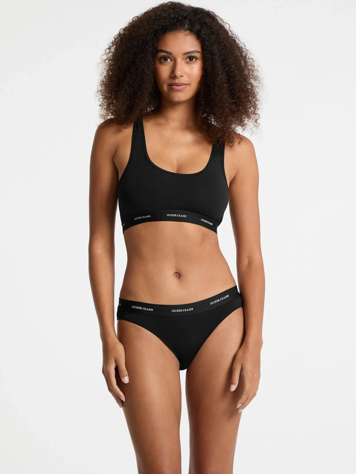 Guess Jeans Gj Bralette Kadın Siyah Modal Karışımlı Bralet W4BZ31KBBU1-JBLK