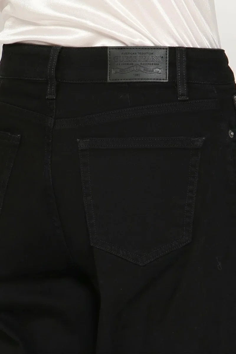 Guess Kadın Siyah Loose Fit Jean W5BA2UD0141-BL4O