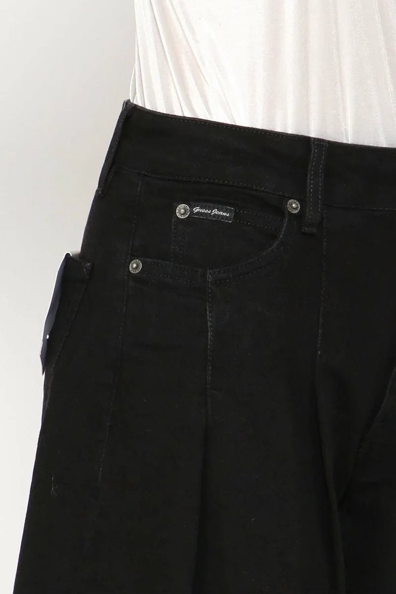 Guess Kadın Siyah Loose Fit Jean W5BA2UD0141-BL4O