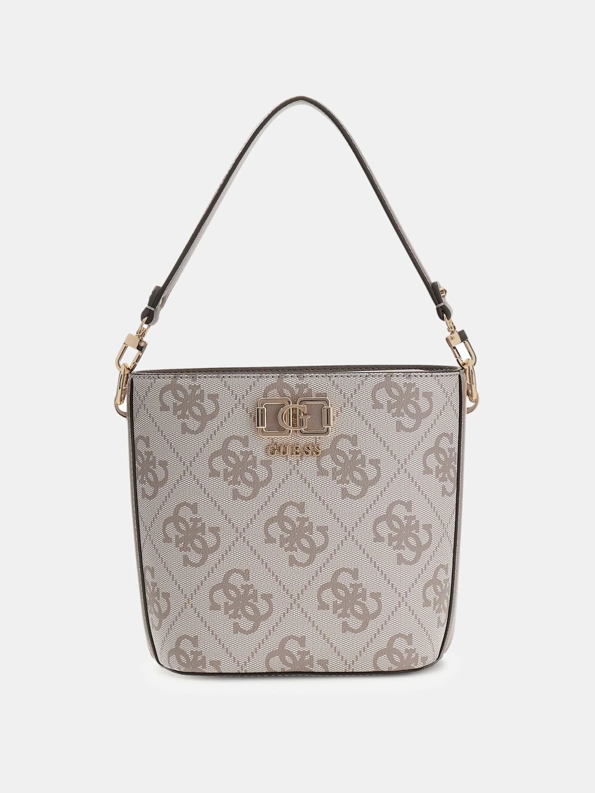 Guess Karnilla Logolu Büzgülü Kadın Siyah El Çantası HWOS9901010-DKO