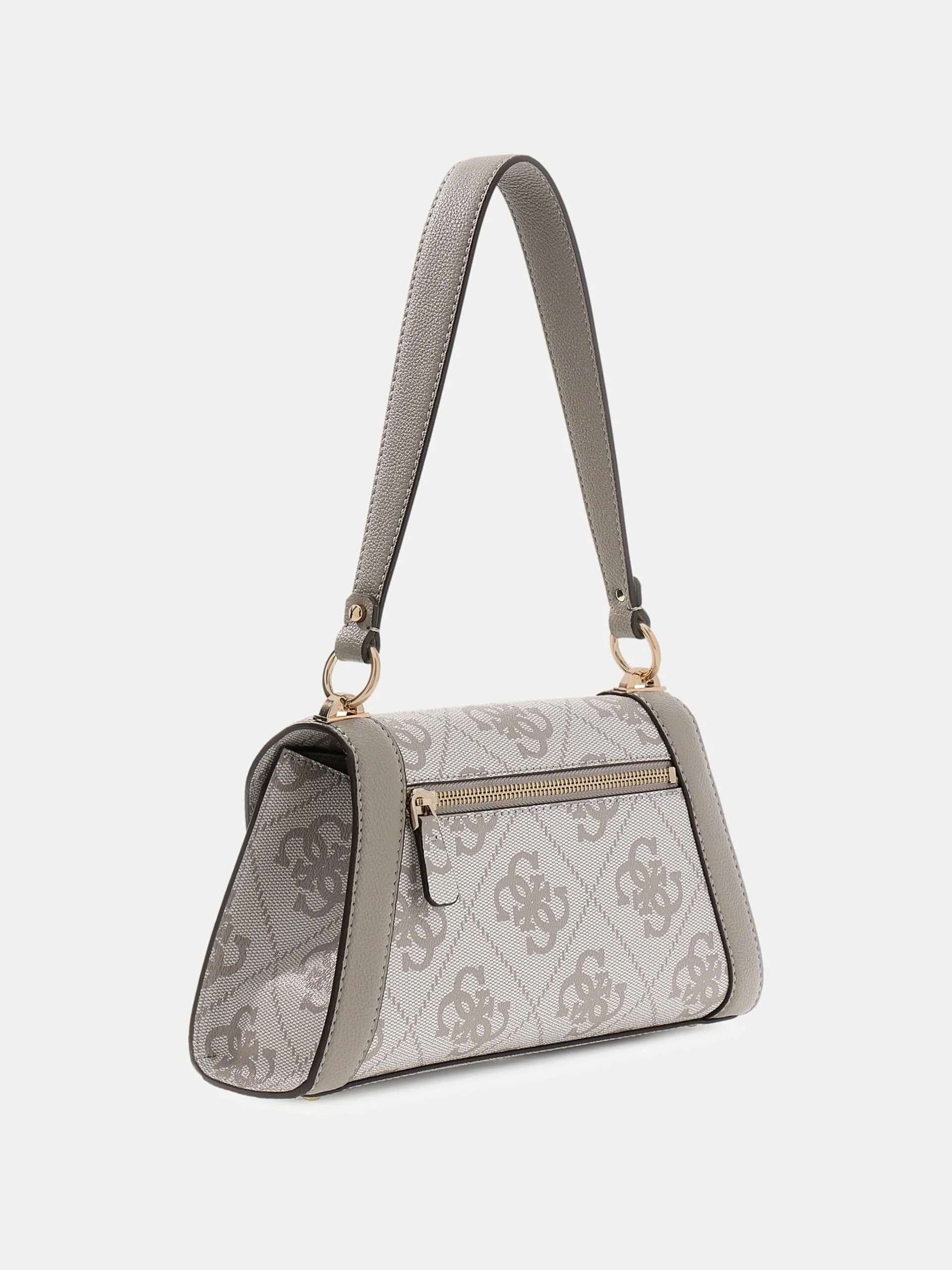 Guess Karnilla Logolu Kapaklı Omuz Kadın Siyah El Çantası HWOS9901190-DKO