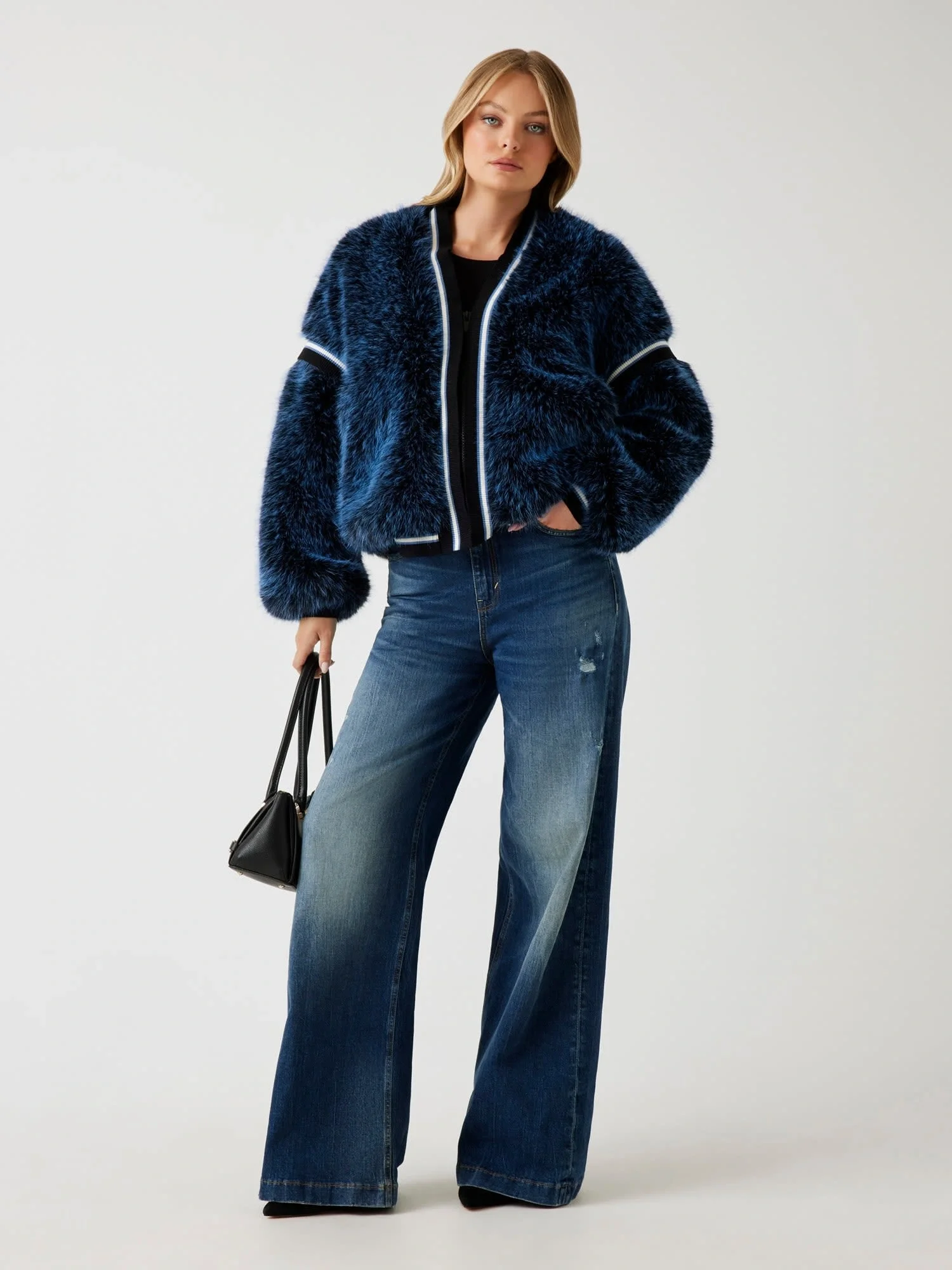 Guess Katia Kadın Çok Renkli Kürk W5BL67W3790-FBDA