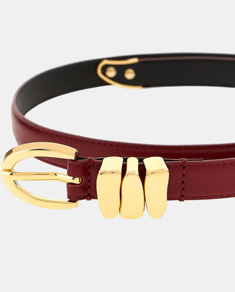 Guess Katyaandra Kadın Bordo Ayarlanabilir Deri Kemer BW9280P5420-BOR