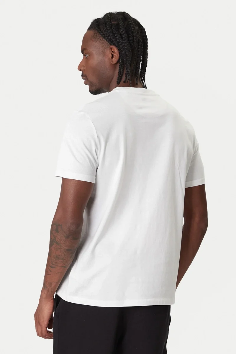 Guess Kele Bisiklet Yaka Kısa Kollu Erkek Beyaz T-shirt Z6RI06I3Z14-G011