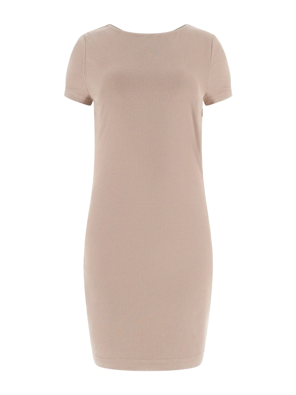 Guess Kısa Kollu Kayık Yaka Milena Mini Kadın Bej Elbise W6RK45KAQL2-A10L