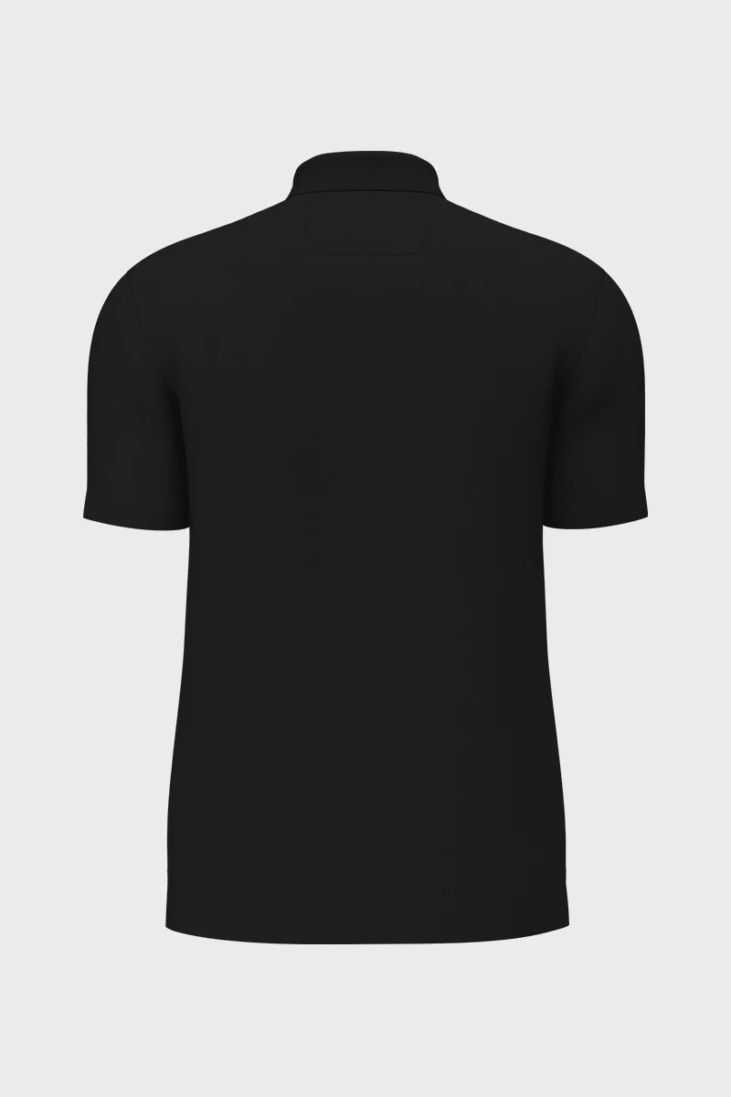 Guess Kısa Kollu Yeni Teknik Esnek Polo Yakalı Erkek Siyah Polo T-shirt M6RP02KD202-JBLK