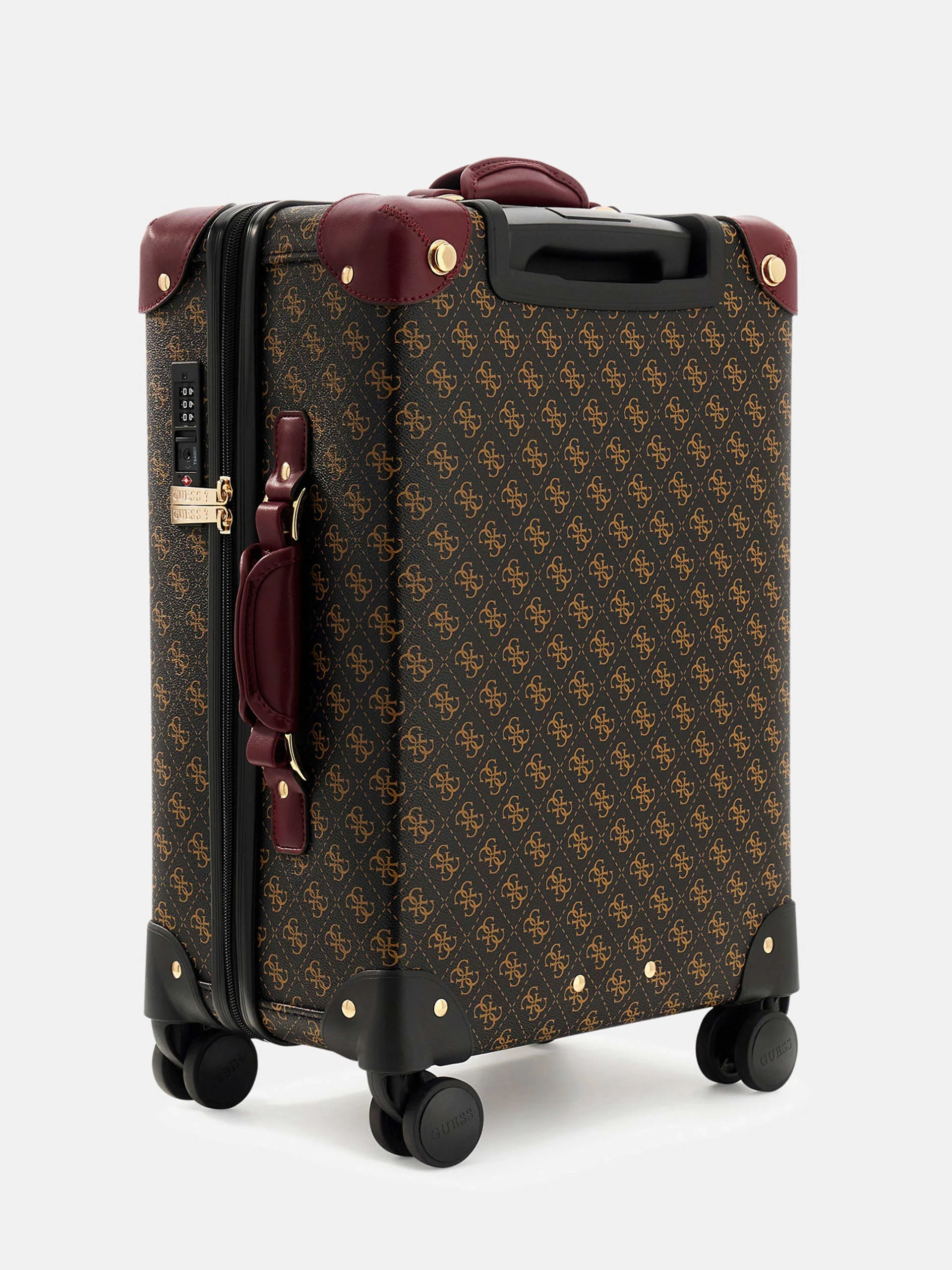 Guess Latona 18 İnç 8 Tekerlekli Kadın Kahverengi Valiz TWLQ9211983-BNL