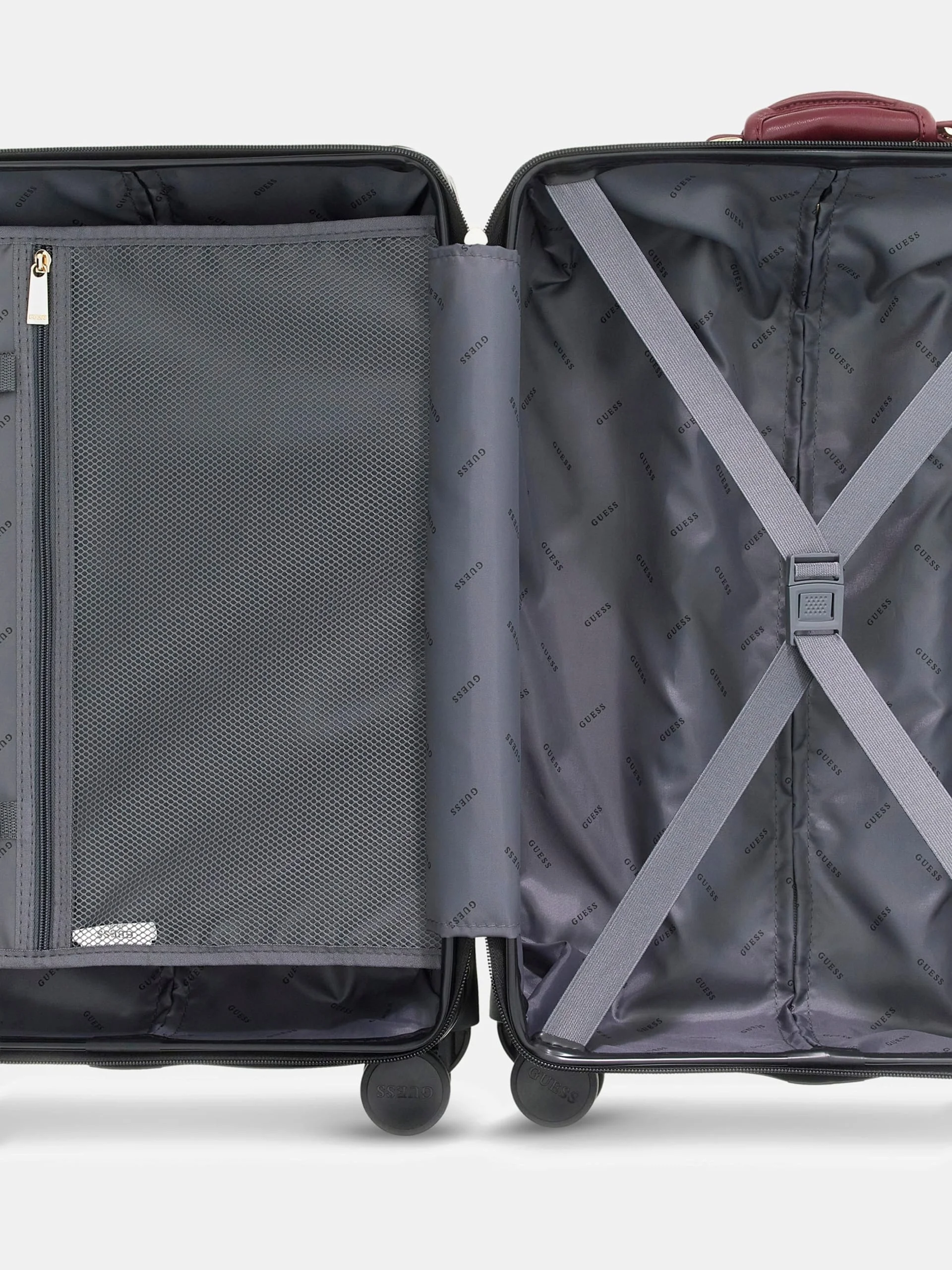 Guess Latona 18 İnç 8 Tekerlekli Kadın Kahverengi Valiz TWLQ9211983-BNL