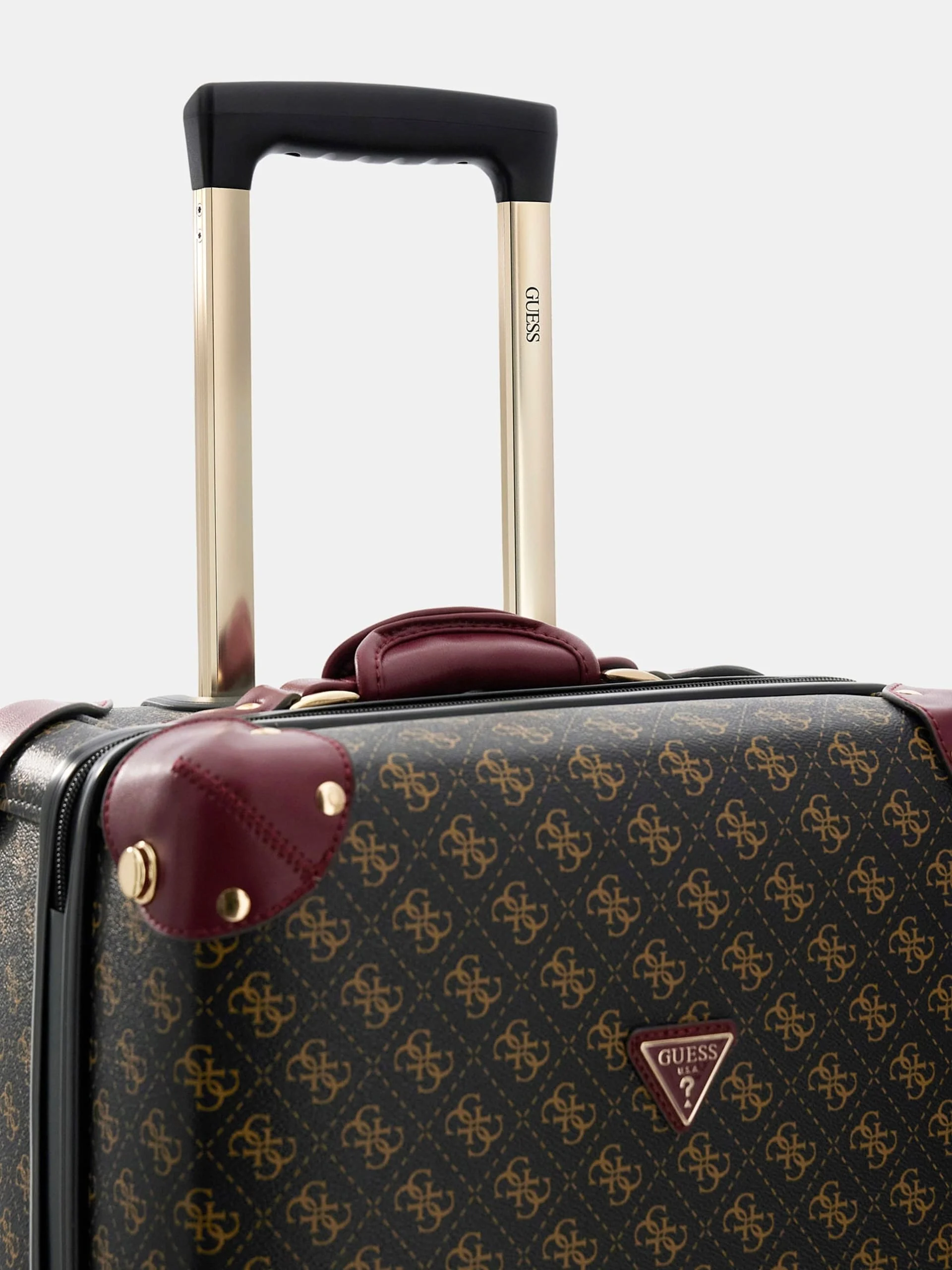 Guess Latona 18 İnç 8 Tekerlekli Kadın Kahverengi Valiz TWLQ9211983-BNL