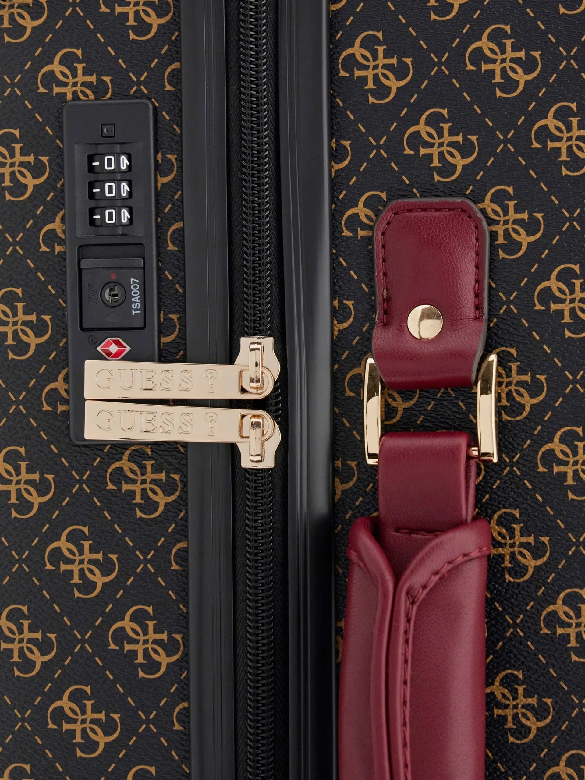 Guess Latona 18 İnç 8 Tekerlekli Kadın Kahverengi Valiz TWLQ9211983-BNL