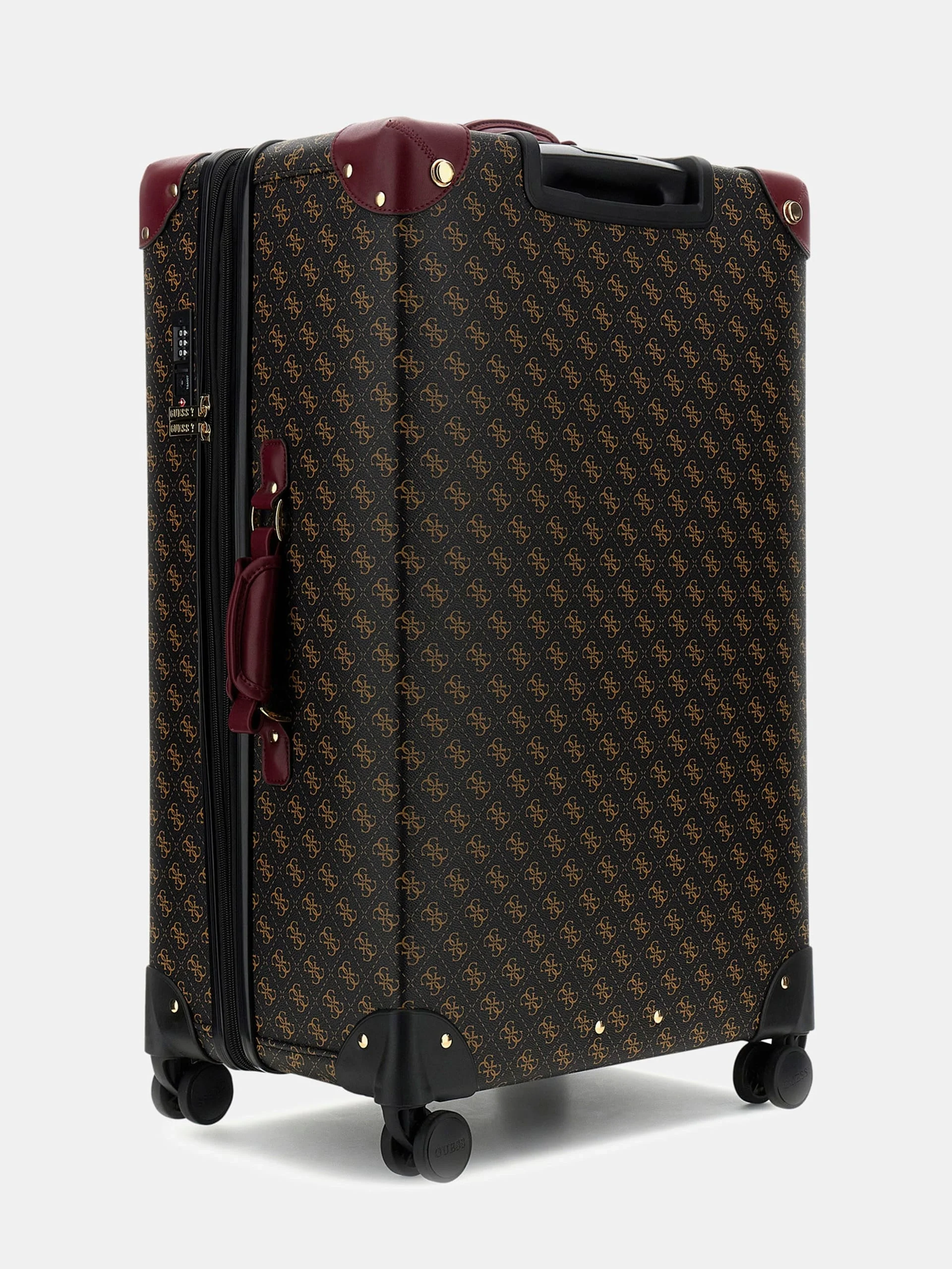 Guess Latona 28 İnç 8 Tekerlekli Kadın Kahverengi Valiz TWLQ9211988-BNL