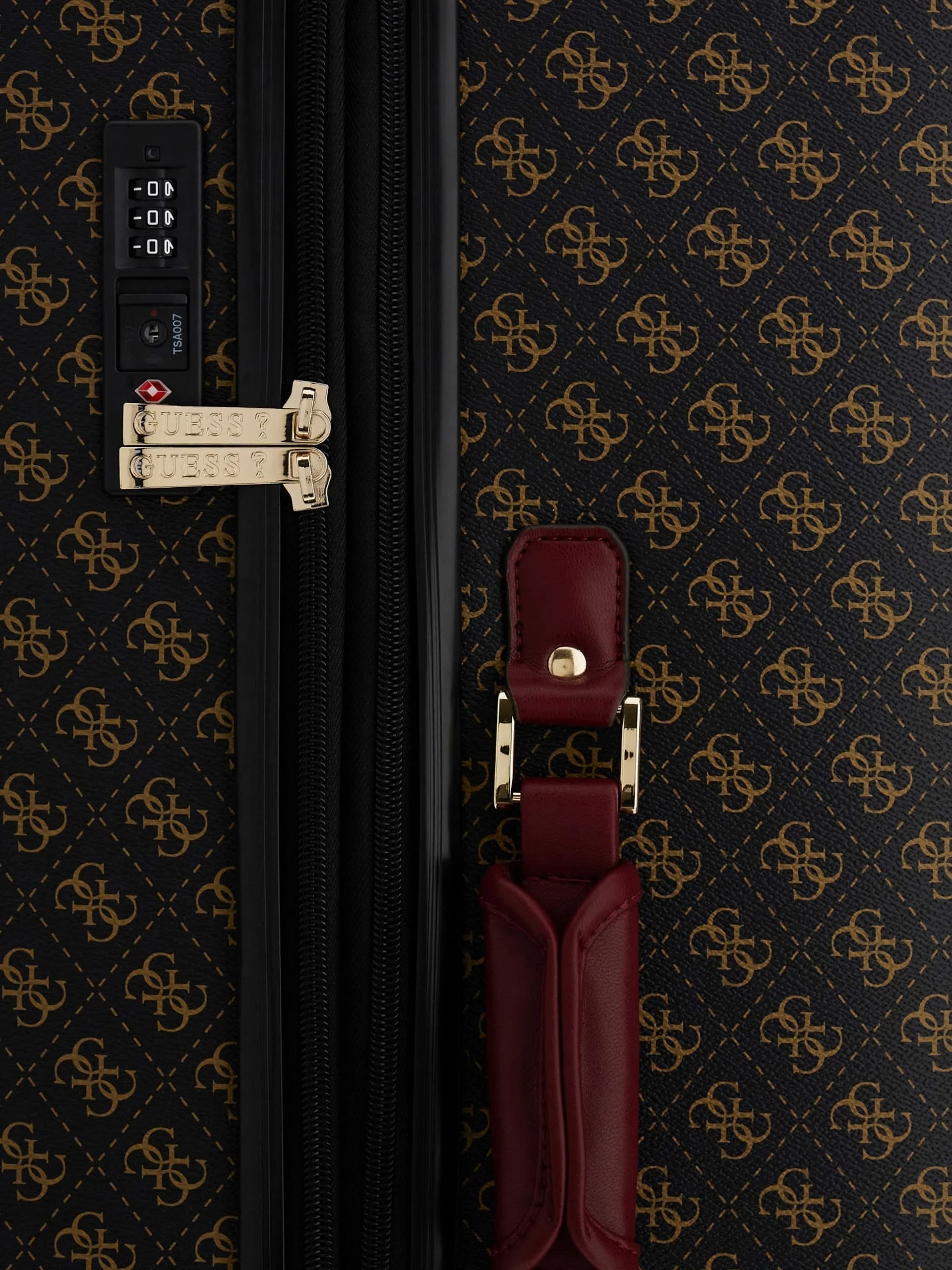 Guess Latona 28 İnç 8 Tekerlekli Kadın Kahverengi Valiz TWLQ9211988-BNL