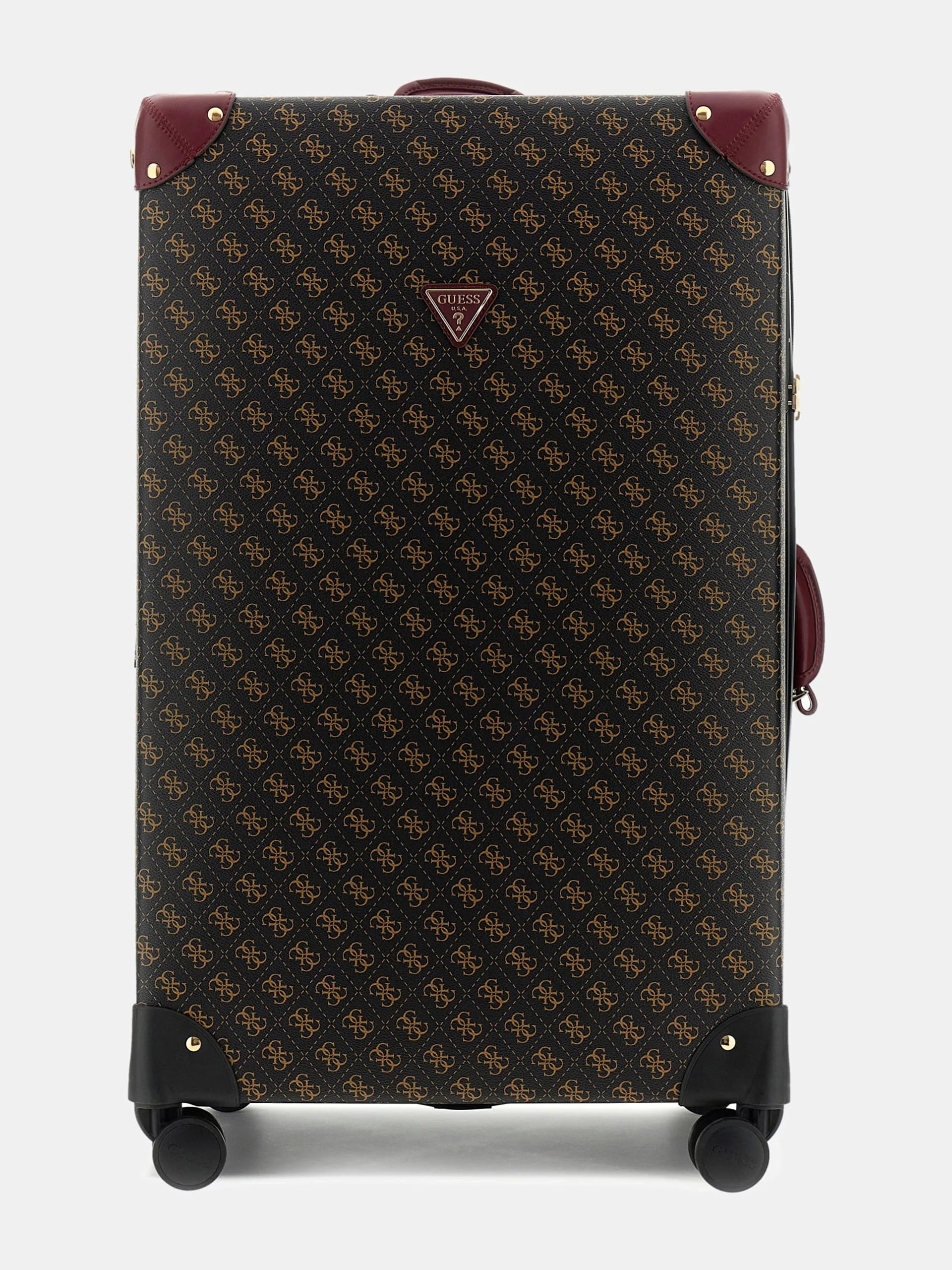 Guess Latona 28 İnç 8 Tekerlekli Kadın Kahverengi Valiz TWLQ9211988-BNL