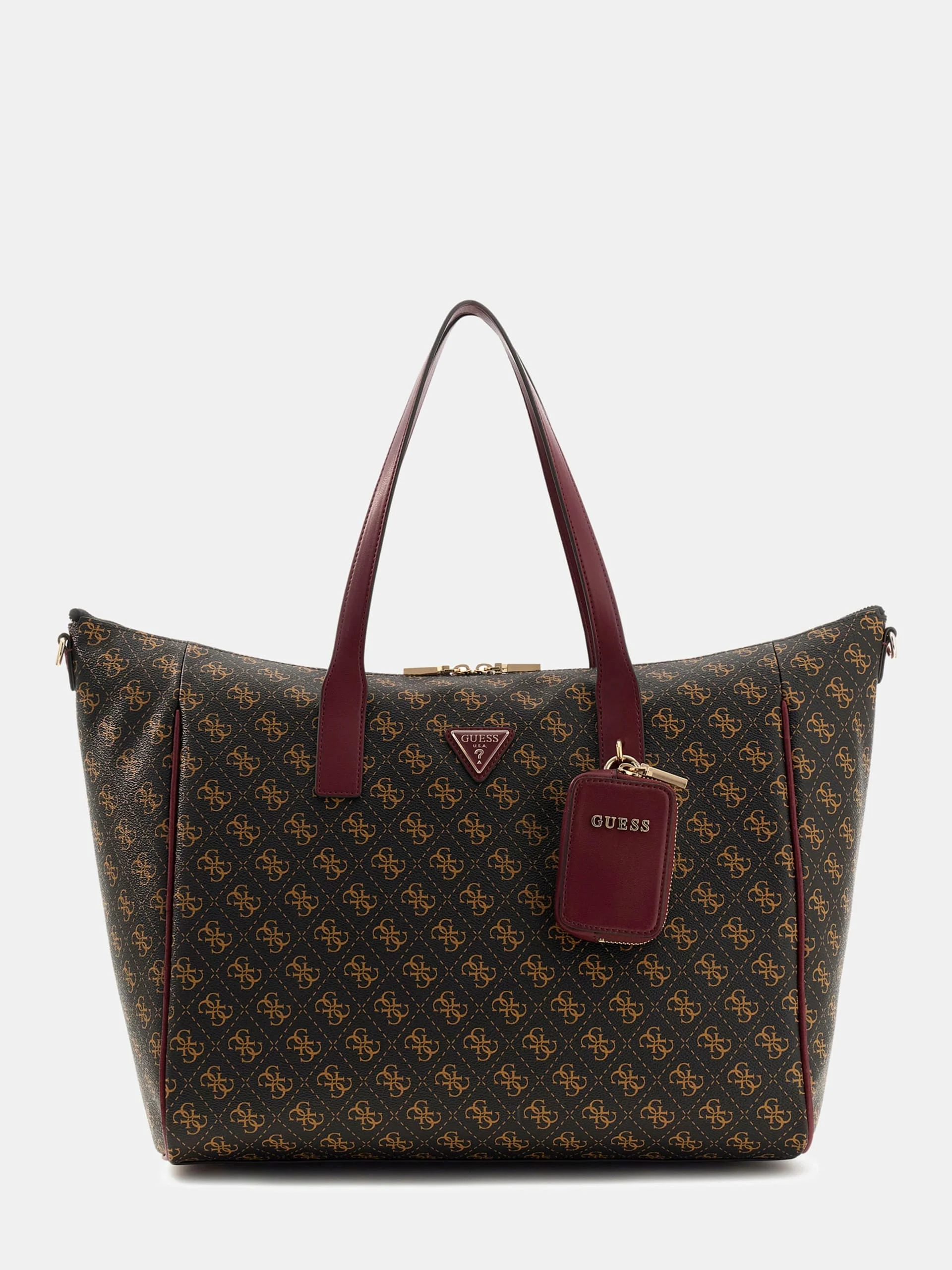 Guess Latona Büyük Boy Kabin Tipi Kadın Kahverengi Valiz TWLQ9211017-BNL