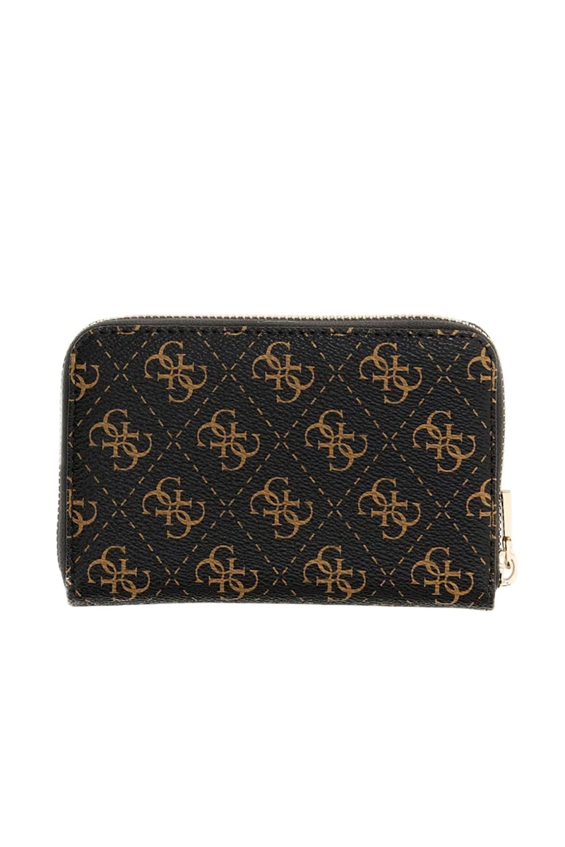 Guess Laurel II Orta Boy Fermuarlı Kadın Kahverengi Cüzdan SWQL7459140-BNL