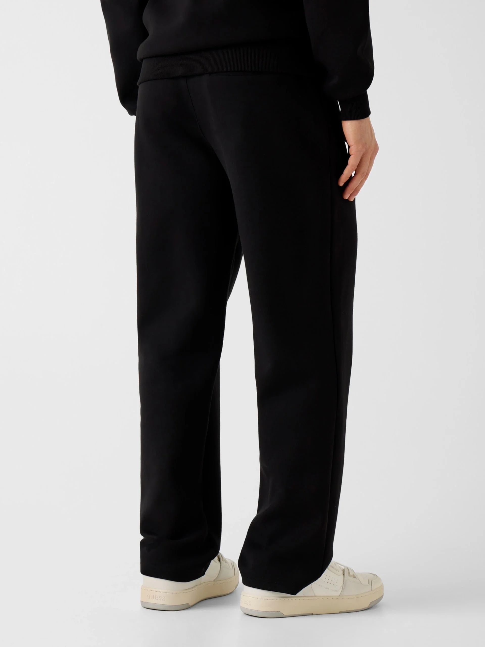 Guess Lauro Düz Paça Erkek Siyah Eşofman Altı Z6RB15K1971-JBLK