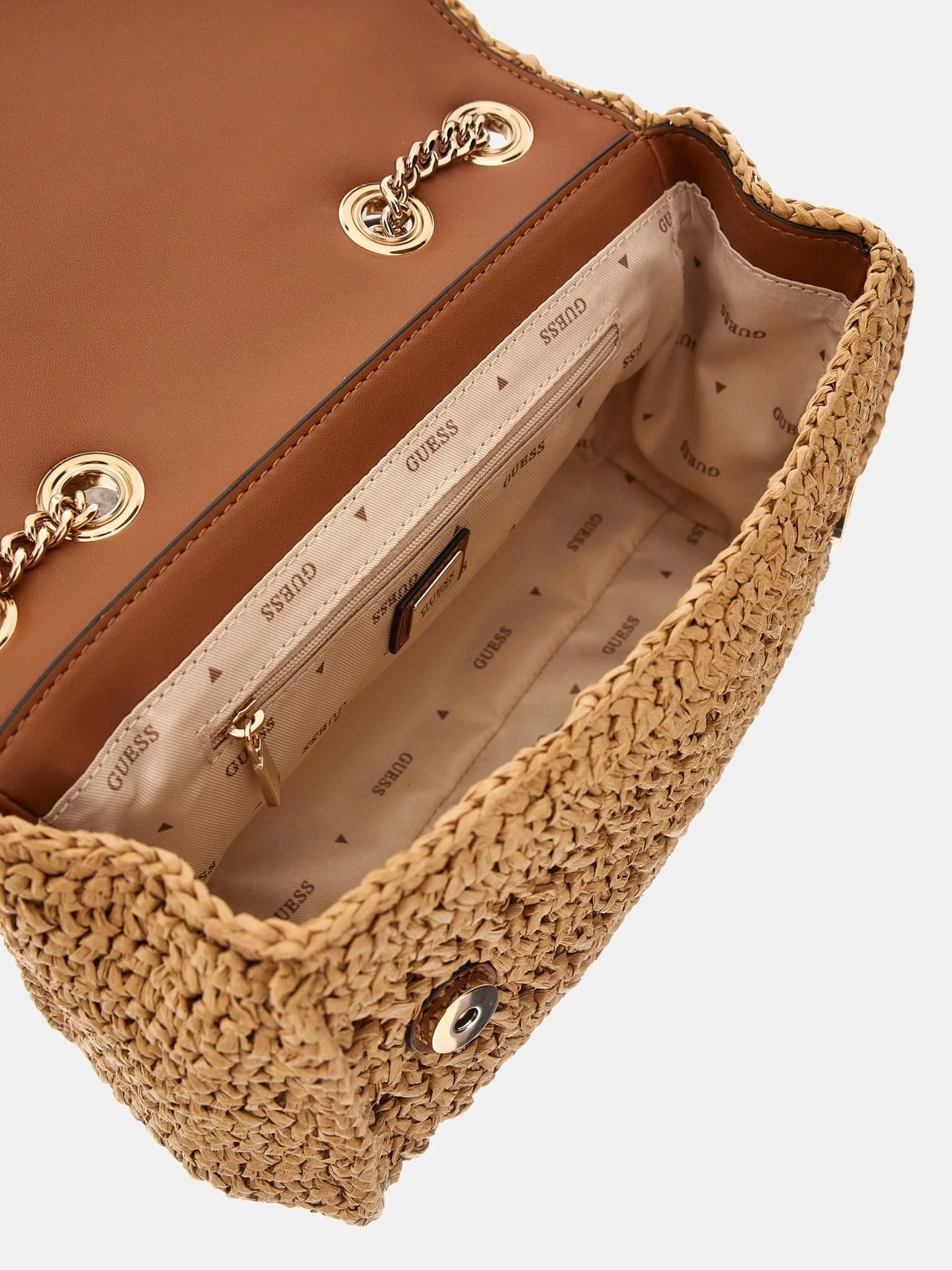 Guess Liguria Kadın Çok Renkli Hasır Omuz Çantası HWWG8685210-NTC