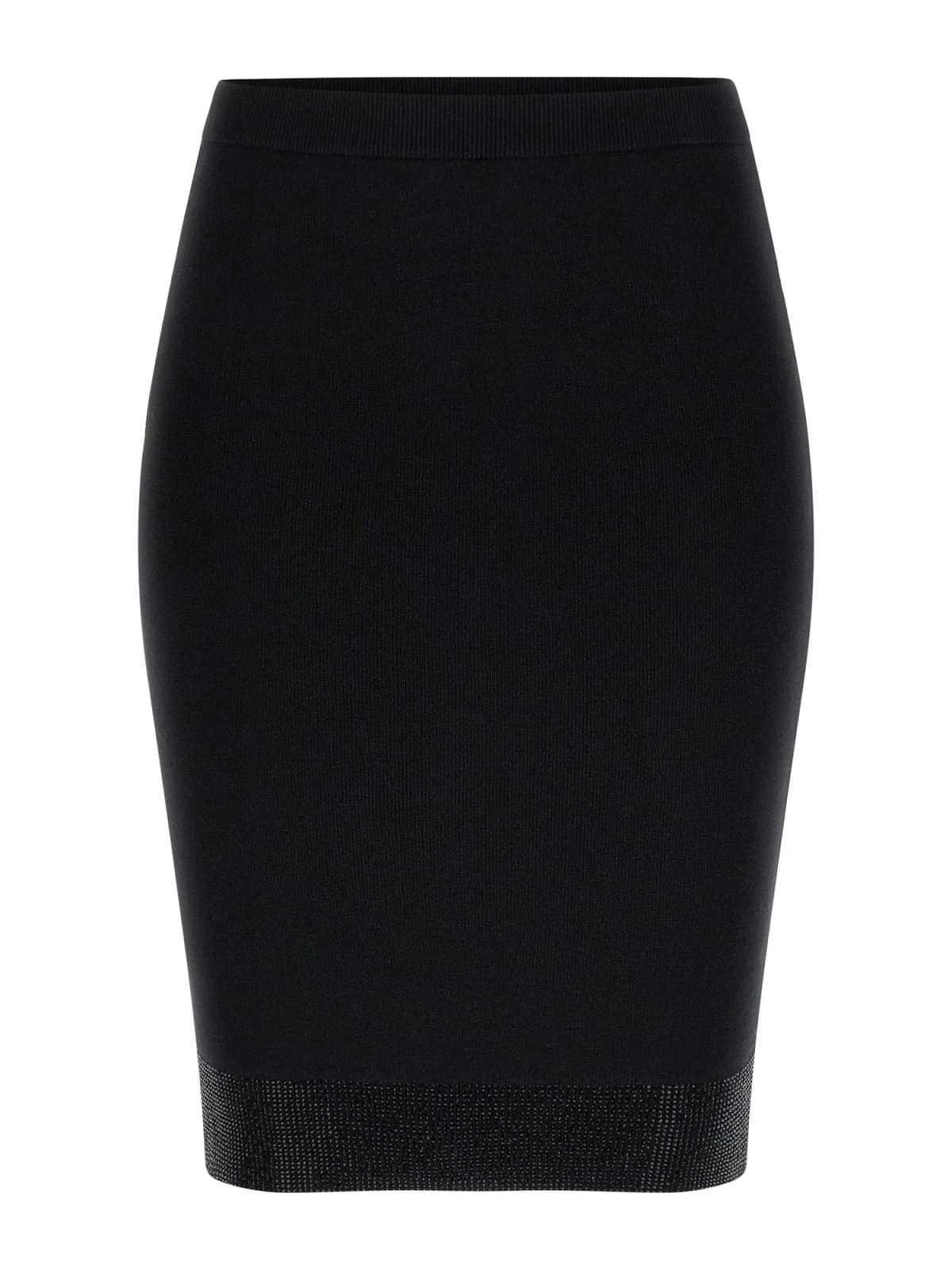 Guess Lucy Taş İşlemeli Triko Kadın Siyah Etek W6RD77Z4842-JBLK