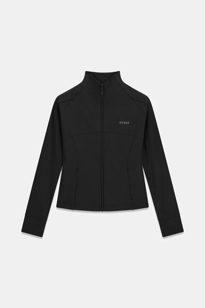 Guess Margot Uzun Kollu Fermuarlı Aktif Kadın Siyah Ceket V6RP15KD952-JBLK