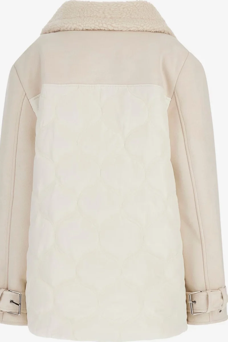 Guess Maristella Kadın Beyaz Ceket W5BL23W2662-G012