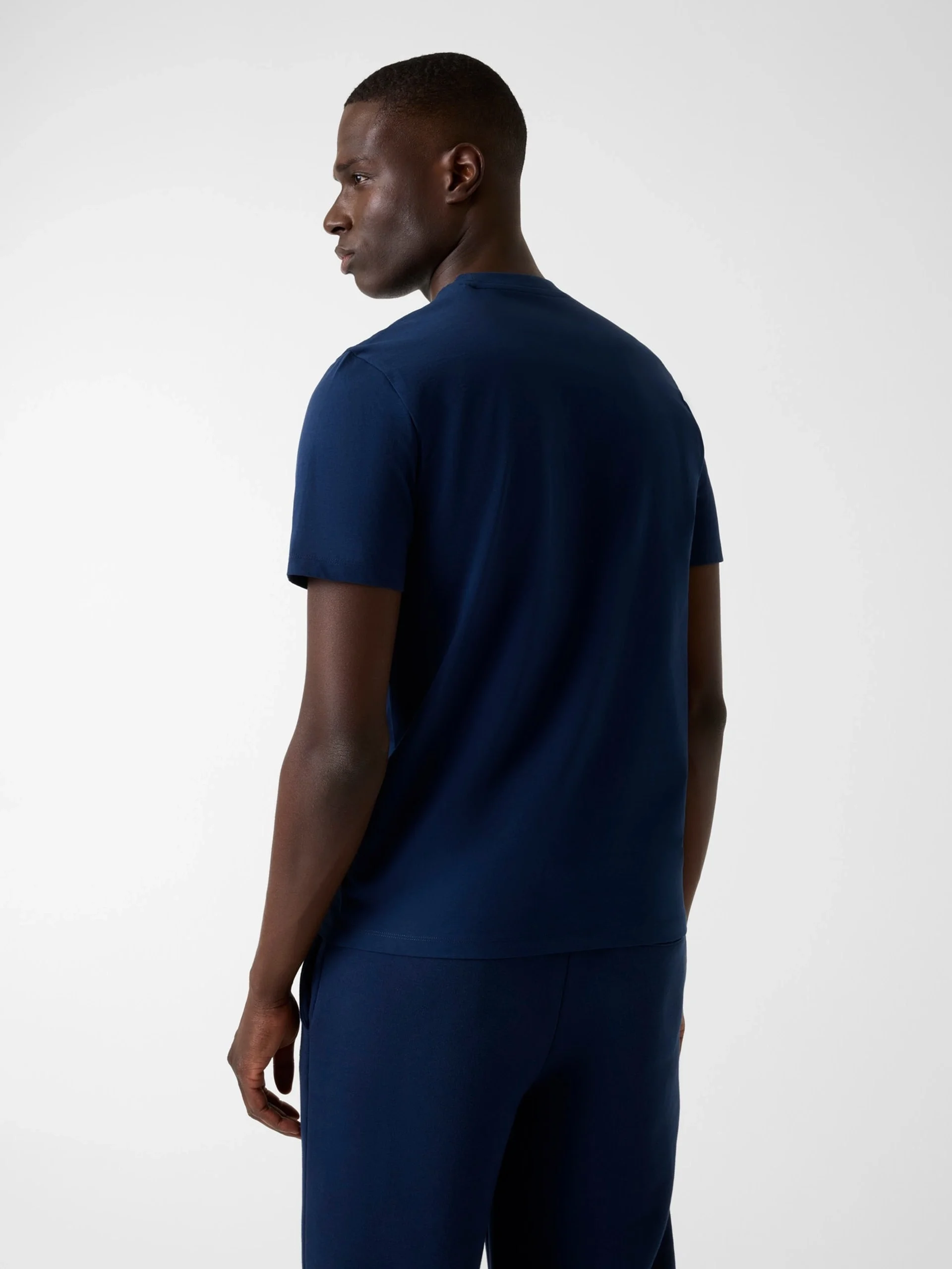 Guess Marzio Bisiklet Yaka Kısa Kollu Erkek Mavi T-shirt Z6RI17I3Z14-G7R1