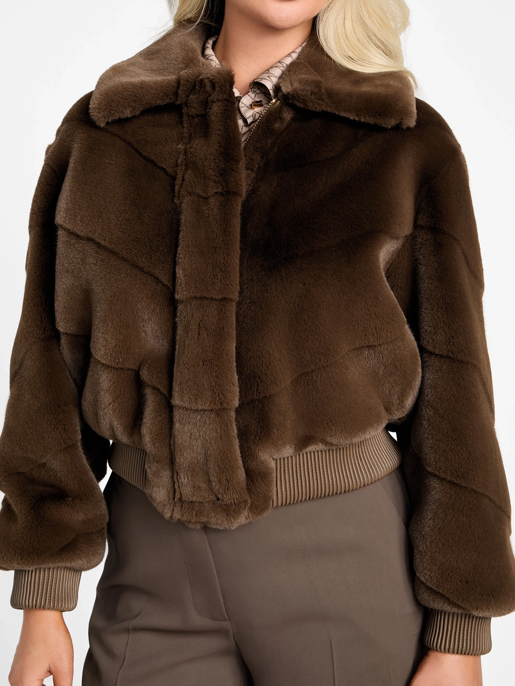 Guess Maya Kadın Kahverengi Ceket 5BGL117375A-F1AQ